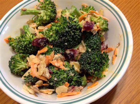 Stay At Home Vegan Recipe Broccoli Salad With Cranberries