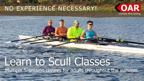 Adult Learn To Scull Class 11 Olympia Area Rowing August 26 2022