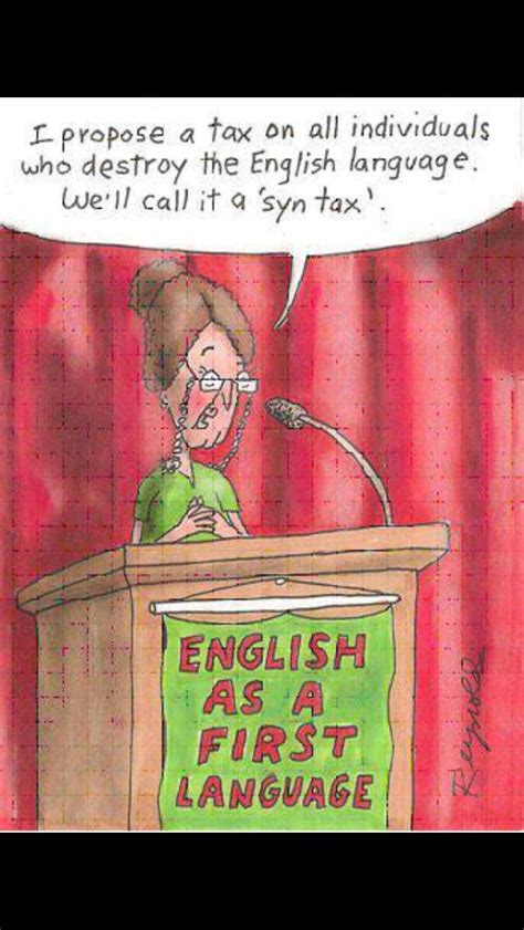 Syntax English Teacher Humor Grammar Jokes Teacher Humor
