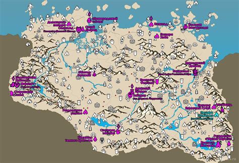 Stones Of Barenziah Locations Map New Zealand Map