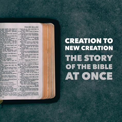 Creation To New Creation The Story Of The Bible Grace Church Gisborne