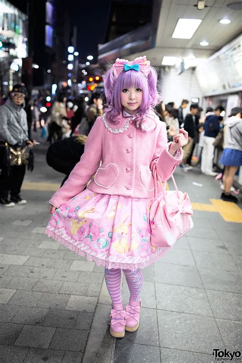 Moco’s Kawaii Pink Angelic Pretty Style At Harajuku Station Tokyo Fashion