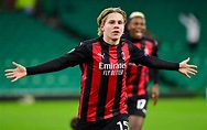 Hauge delighted with his European debut for Milan