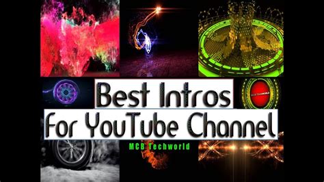 Best Intros For Youtube Channel For Free Download Youtube