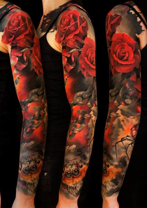 Ideas Flower Tattoo Sleeve Tattoofanblog