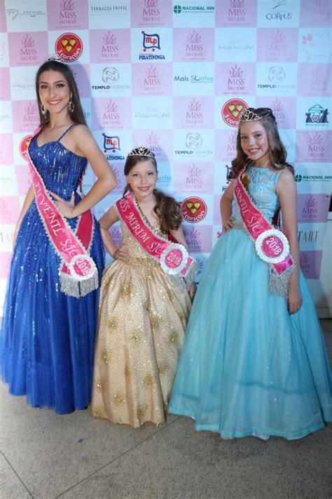 Miss São José dos Campos revela suas vencedoras nas categorias Mirim Infantil e Juvenil