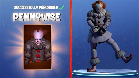 Pennywise Skin In Fortnite Fortnite Battle Royale Gameplay Part 3