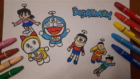 Detail Gambar Mewarnai Doraemon Dan Kawan Kawan Koleksi Nomer 35