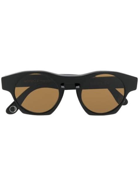 Monocle Eyewear Occhiali Da Sole Tondi Farfetch Occhiali Da Sole Occhiali Chiusure Metalliche