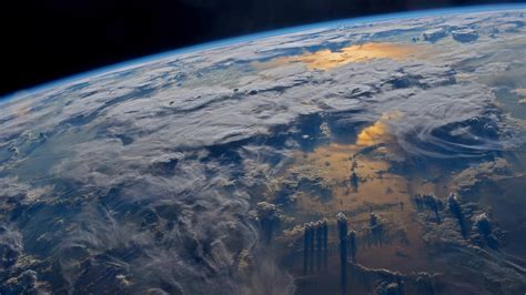 Download Wallpaper 2560x1440 Earth From Space Surface Clouds Nature