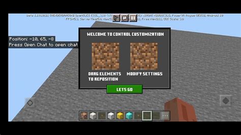 How To Enable The New Touch Ui Customization In Mcpe Youtube