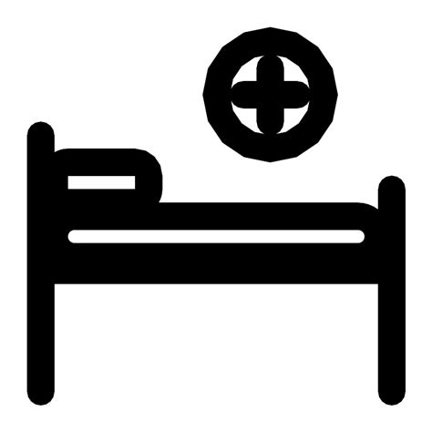 bed hospital medical vector svg icon svg repo