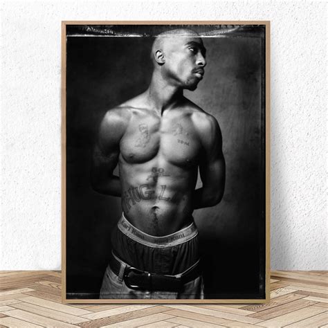 Tupac Shakur 2pac Poster Canvas Art Wall Home Decor No Frame Etsy