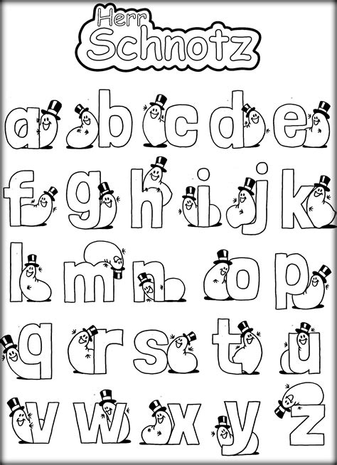 Capital Alphabet Letters Coloring Page Sketch Coloring Page