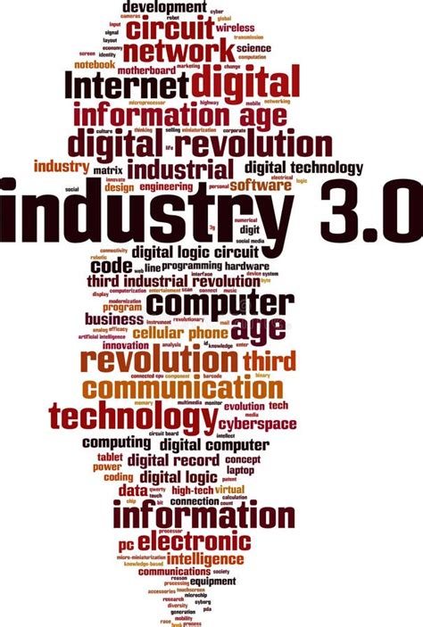Industry 30 Word Cloud Stock Vector Illustration Of Networking