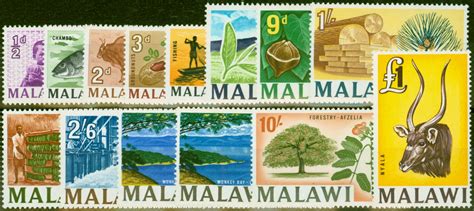 Malawi 1964 Set Of 14 Sg215 227 Very Fine Mnh Empire Philatelists
