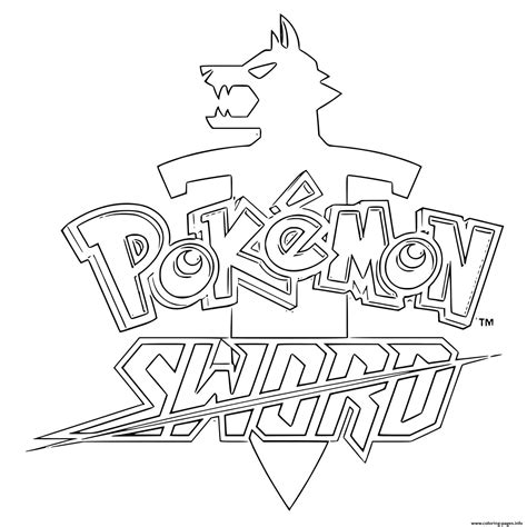 Pokemon Shield Coloring Pages
