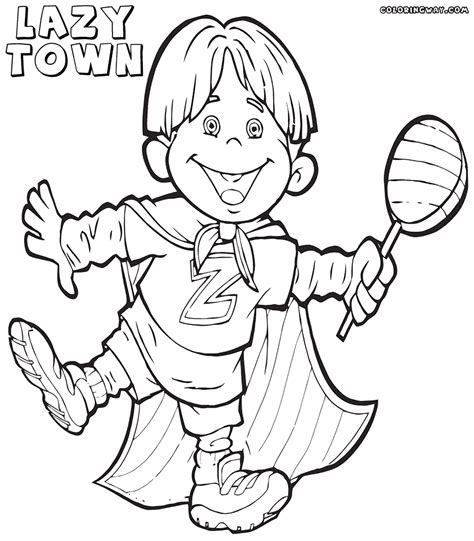 Lazy Town Coloring Pages Coloring Pages To Download And Print