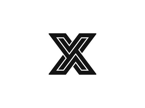 X Monogram Logo Design Logo Design Office Logo Design Free Templates