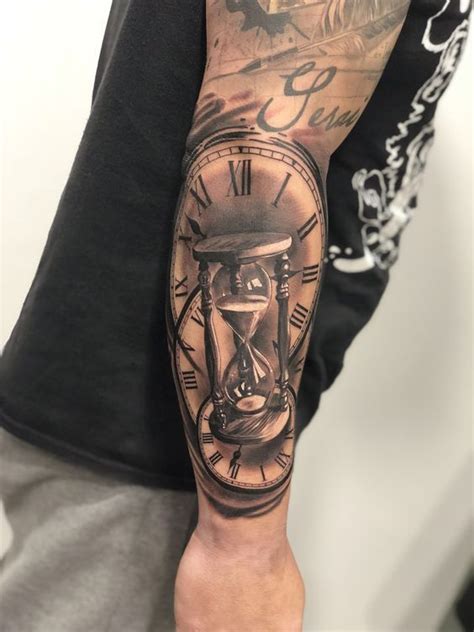 15 Suggestions For Men S Hourglass Tattoos