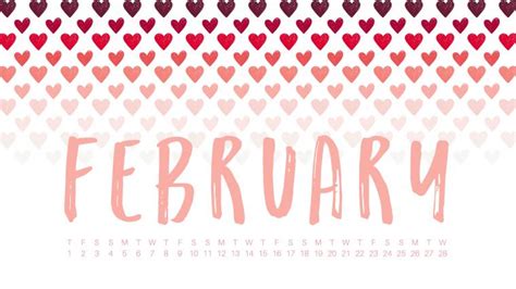 Free Download Love February 2019 4k Uhd Calendar Wallpaper