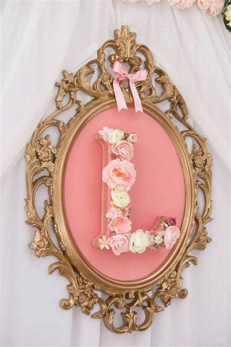 Pink Gold Princess Bedroom Wall Decor Princess Room Baby Shower