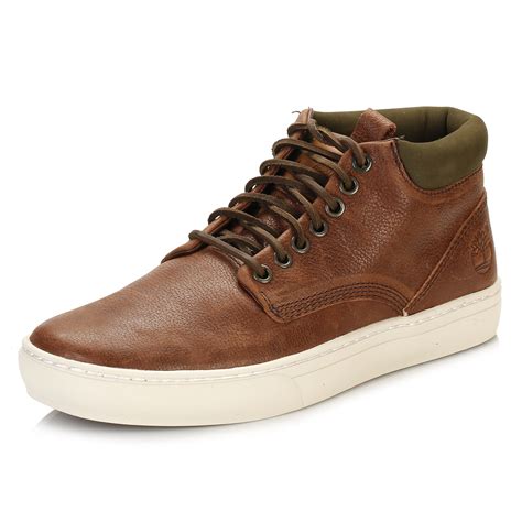 Timberland Mens Chukka Ankle Boots Leather Lace Up Casual Winter High
