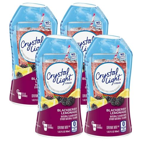 Crystal Light Blackberry Lemonade Liquid Drink Mix Caffeine Free 162