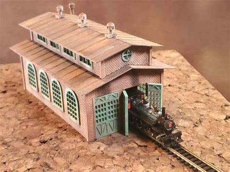 Download Stl File N Scale Engine House • 3d Printer Object ・ Cults