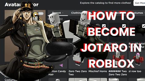 How To Become Jotaro Kujo In Roblox Jaytubegaming Youtube