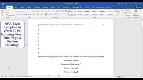 How To Put Page Numbers In Word Apa Format Howtoblgger