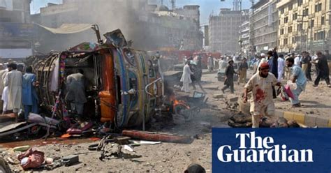 Suicide Car Bomb In Peshawar Kills Dozens World News The Guardian