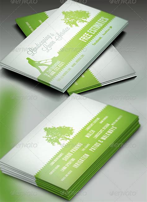 Free Printable Gardening Business Cards