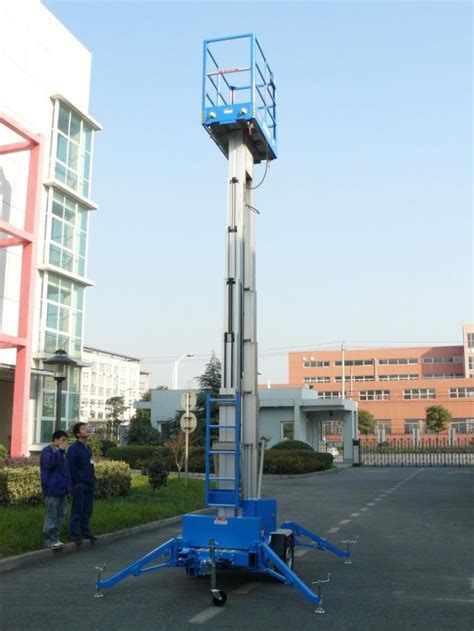 Aluminium Alloy Mobile Elevating Work Platform 10 Meter Hydraulic Lift