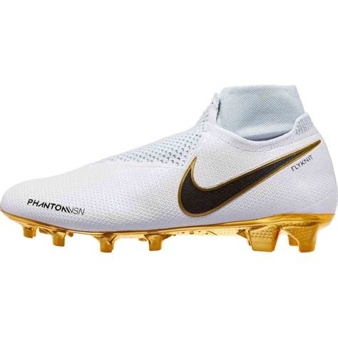 Nike Phantom Vision Elite Fg Ltd Whitemetallic Gold Soccerpro