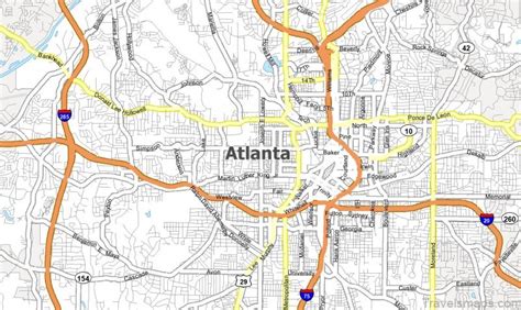 Atlanta Map Free Atlanta Guide Travelsmapscom