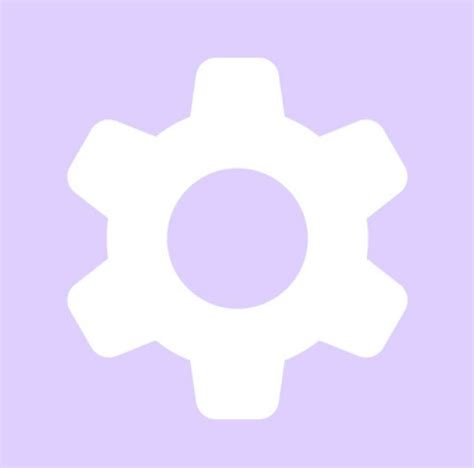 Pastel Purple Settings Icon Em 2021 Ícone De App Ícones Ícone