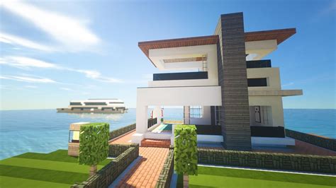 The reason modern and contemporary houses seem to lend themselves to minecraft probably stems from the fact that we build with square blocks, says andyisyoda, a professional youtuber and. Minecraft: Modern HD Textures & Shaders - Building A ...