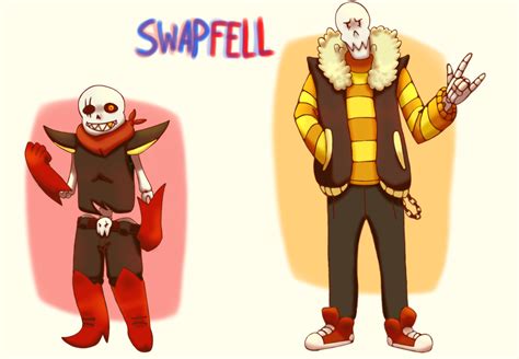 Swapfell Sans And Papyrus By Alterelitedcube On Deviantart