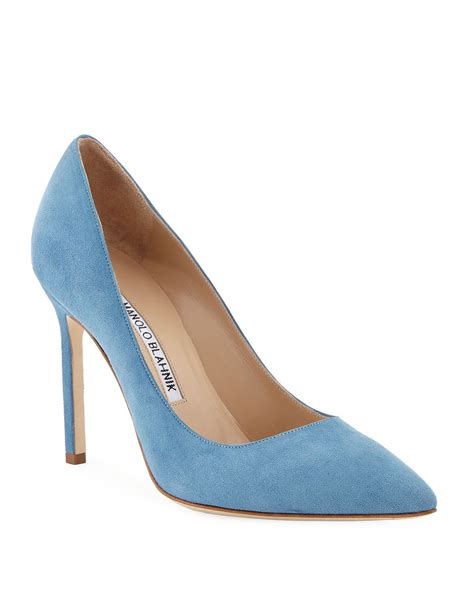 Manolo Blahnik Bb 105mm Suede Pump Manolo Blahnik Blahnik Manolo