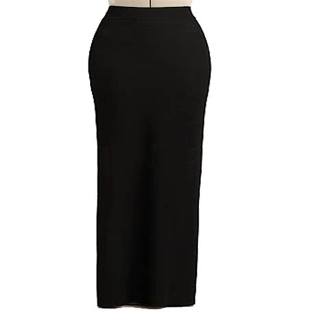 Black Spandex Maxi Skirt Custom Fit Handmade Spandex Fabric Elizabeth S Custom Skirts