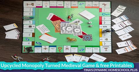 How To Upcycle A Monopoly Game History To A Medieval Theme