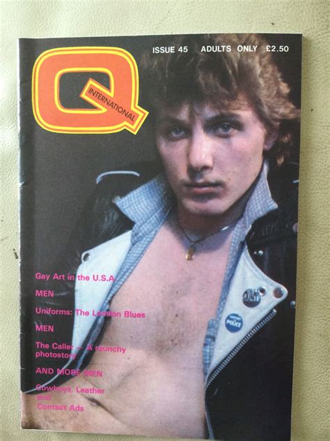 Vintage Magazine Q International Gay Photo And Articles Magazine Etsy