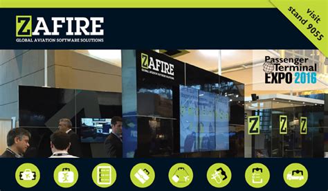 Zafire Back Again For Passenger Terminal Expo 2016 Visit Us At Stand