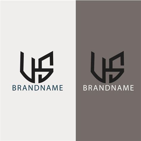 Premium Vector Modern Monogram Initial Letter Uhs Logo Template