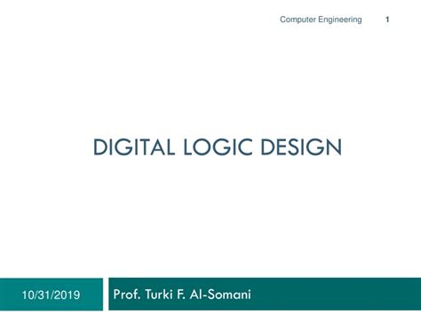 Ppt Digital Logic Design Powerpoint Presentation Free Download Id