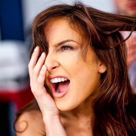 Claudia Being Prepared As Brunette For An Ad Brunette Afro Poses