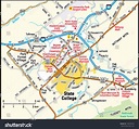 State College Pennsylvania Area Map Stock Vector 168038426 - Shutterstock