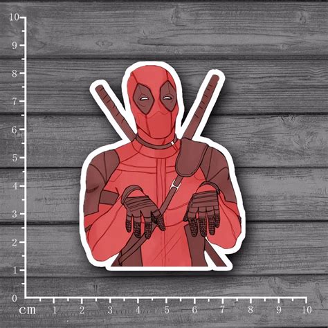 Deadpool Waterproof Pvc On Laptop Notebook Skin Sticker Car Styling