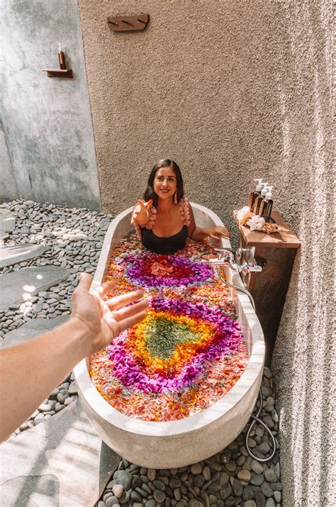 10 Flower Baths In Bali Flower Bath Honeymoon Destinations Amazing